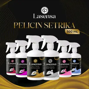 LASENSA Pelicin Setrika Pakaian Pewangi Laundry 500 ml Spray Praktis Non Alkohol Anti Bakteri 5 in 1 Kain SPRAY