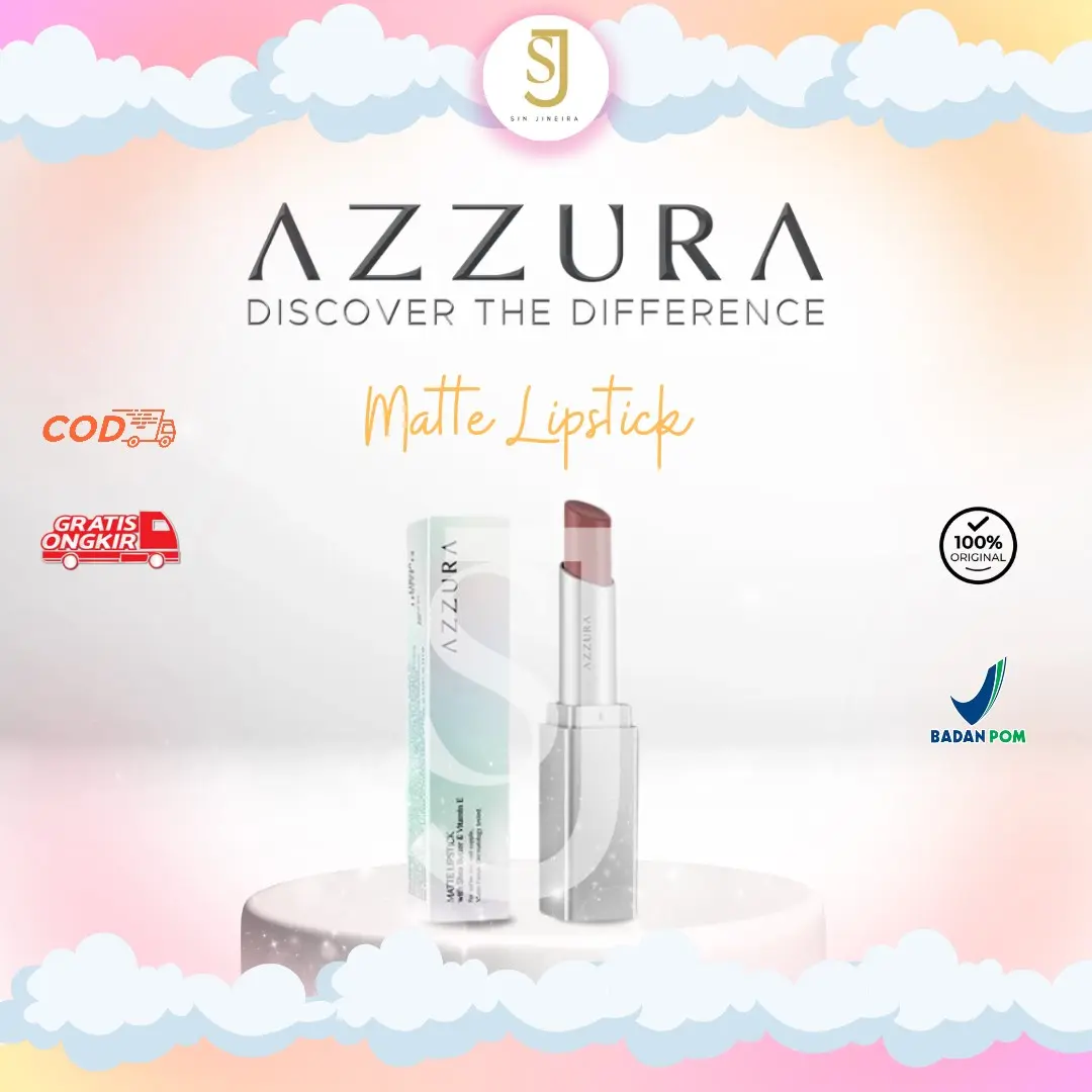 AZZURA Matte Lipstick With Shea Butter & Vitamin E