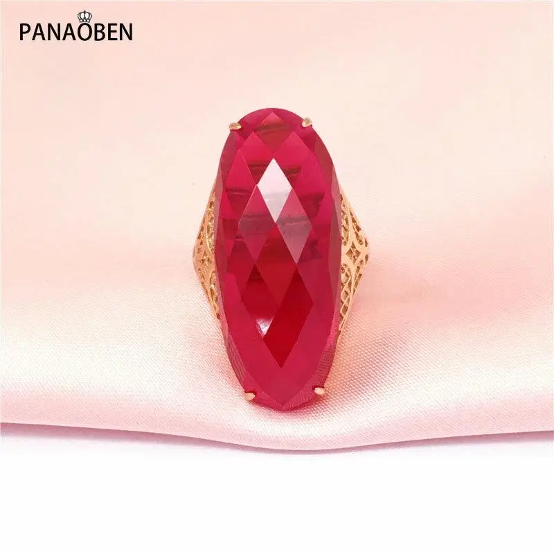 Nhẫn Hình Bầu Dục Lớn Cho Nữ, Hoa Hồng Tím, Trang Sức Đính Hôn Đám Cưới Thời Trang, Nhẫn Cổ Điển Dễ Thương Có Thể Điều Chỉnh, Trang Sức Nữ, Phụ Kiện Thời Trang Hàn Quốc, Nhẫn Cặp Đôi 0