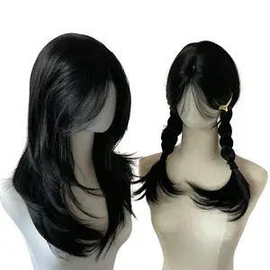 AEGYOSHOPPE - MW9039 BUTTERFLY CUT full wig korea 60-65 cm - Wig Rambut Palsu Wig Wanita Korea Style Aesthetic Premium Fiber COD Hairclip