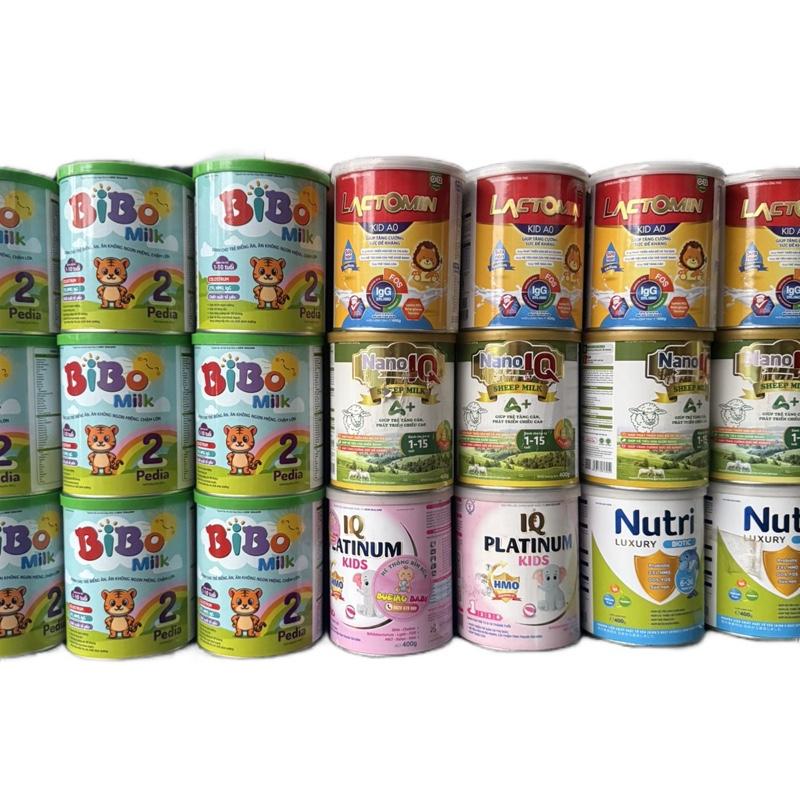 Combo lon Sữa bột còn hạn mấy tháng lon 8-900g tuỳ mục đích sử dụng ,cho chăn…