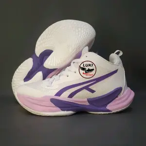 Sepatu Voli Wanita Ringan Lentur Nyaman di Pakai Ukuran 36 sampai 44 Met2 mid Terlaris