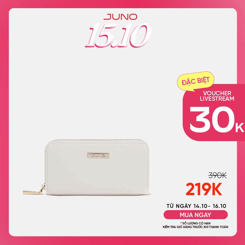 JUNO Ví Cầm Tay Hoạ Tiết Vân Chìm - VI052