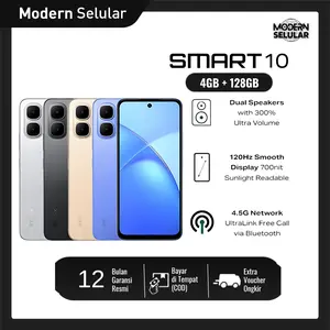 Infinix Smart 10 4/128GB - Up to 8GB Extended RAM - 6.67 inch 120Hz HD+ - T7250 - 5000 mAh