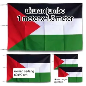 Bendera palestina ukuran kecil sampai besar