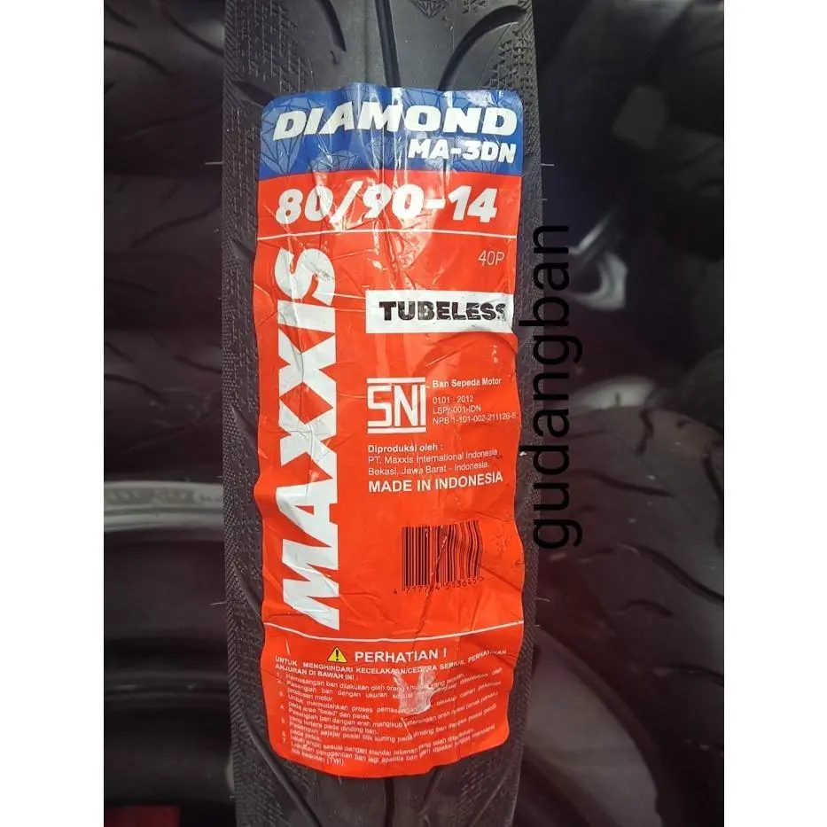 Maxxis Diamond 80 90 - 14 MA - 3DN TUBELESS Ban Motor Scooter Matic