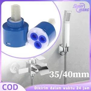 Jantung Kran Air Panas Dingin 35/40mm Jantung Kran Panas Dingin Bahan Keramik Spearpart Kran Panas Dingin