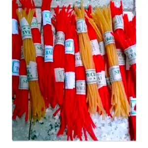 PENTIL SEPEDA 1 Ikat Karet Ketapel Lentur Outdoor Panjang 25 cm Merah &  putih