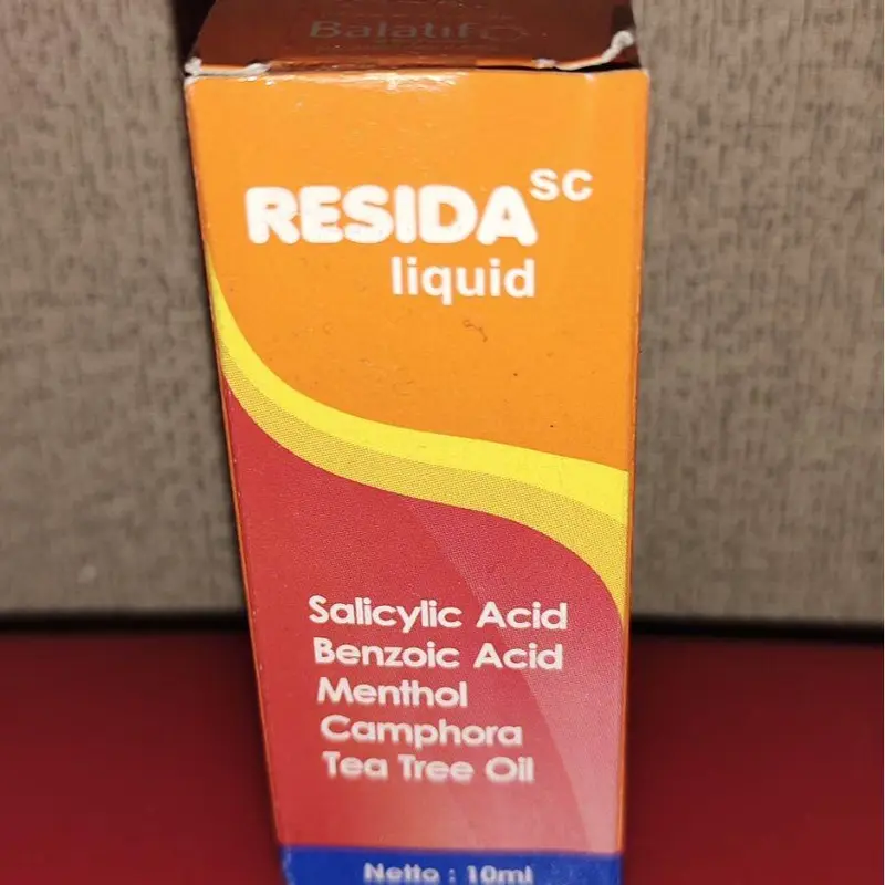Resida Cair 10 ml <> Untuk Kulit Gatal Panu Jerawat Realpic BPOM 3