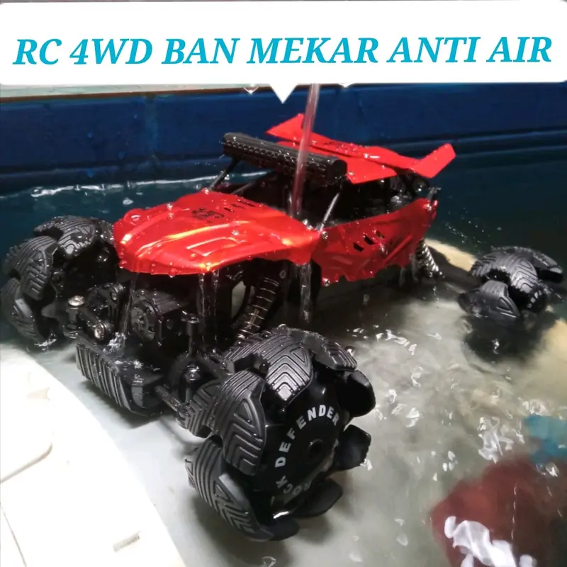 Mobil RC ANTI AIR Remote Control 4WD 2,4Ghz Ban Mekar RC Offroad UPGRADE BATERE CADANGAN 0