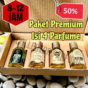 PROMO BELI 1 DAPAT 4 PARFUM WANITA TERLARIS NO. 1 PARFUM PRIA WANGI TAHAN LAMA EAU DE PARFUM 30 ML