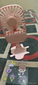 Product Review of (PRODUK ASLI INFINILAPAN) Kipas Angin Mini Genggam Portable Karakter Ice Cream 3 Speed Wind l Kipas Angin Lucu Portable USB l Mini Fan l INFINILAPAN kipas  mini kipas  minilucu from M**a a**🦳 0