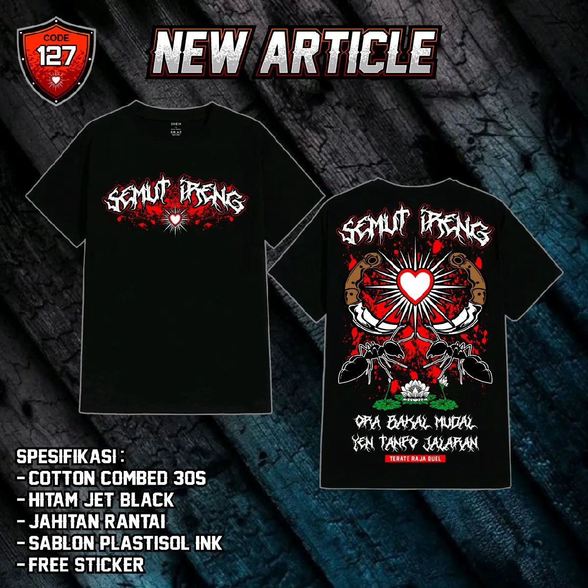 KAOS PSHT SEMUT IRENG VOL 2