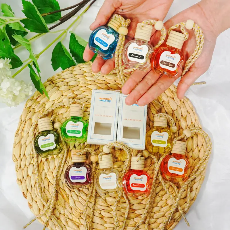 Parfum Mobil Summerspring Car Freshener - Pengharum Mobil Kopi Green Tea Vanilla 8
