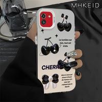 Gambar MHKEID Casing Hp Untuk Samsung Galaxy A03 Case Pola Ceri hitam Kasing Anti sidik jari Warna Transparansi polished belakang panel keras ponsel kasus Casing - Gaya1, Samsung A03 dari MHKEID MALL Kab. Tangerang 3 Tokopedia