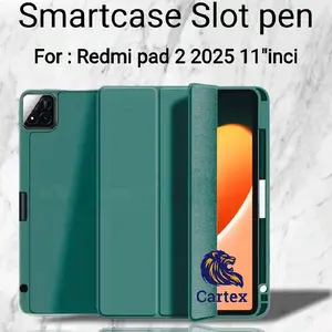 Smartcase Slot pen for Redmi pad 2 11"inch 2025 /for case redmi pad 2 \for casing redmi pad 2 \for softcase redmi pad 2 \for case tab redmi pad 2 \for case tablet redmi pad 2 \for redmi pad 2