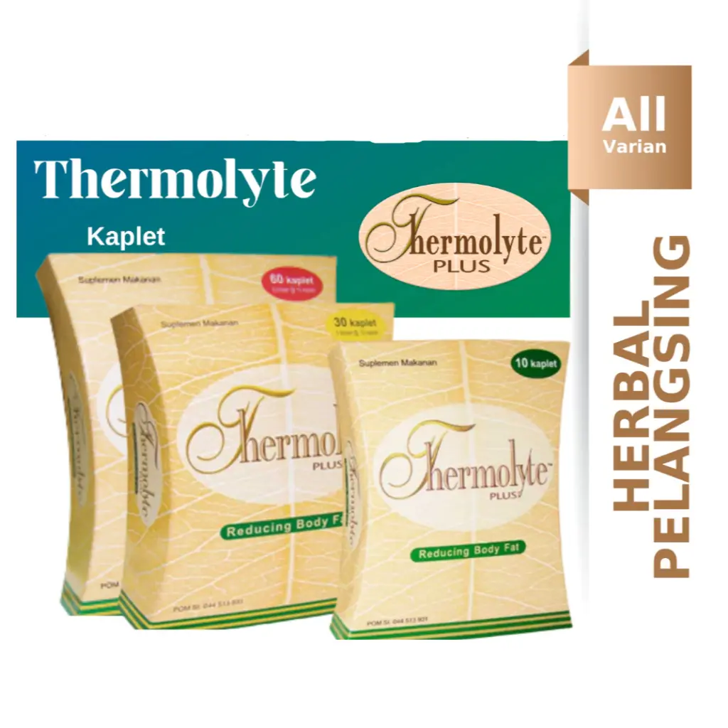 Termurah Thermolyte Plus 10 / 30 / 60  Kaplet - Suplemen Kesehatan BPOM SI044513931