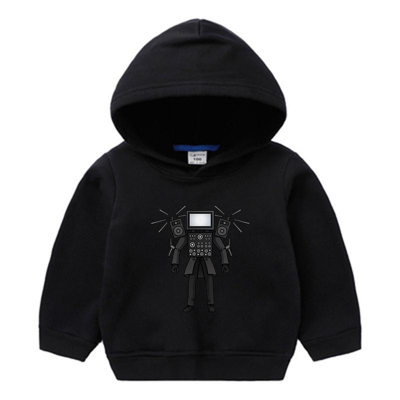 Cinemaman Skibidi Toilet Children's Hoodie Kids Simple Casual Cartoon Boys and Girls jacket Top 6
