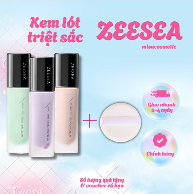 ZEESEA kem lót 30g trang điểm nâng tone che lỗ chân lông làm mịn da Cosmetic Mỹ Phẩm Nữ Kem Nền