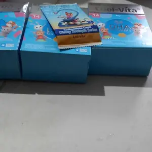 Coolvita 3 Box DHA Gummy - Suplemen Vitamin Anak dengan Minyak Alga DHA 50mg Omega 3 Alternatif Minyak Ikan untuk Kesehatan Mata dan Perkembangan Otak - Original dan BPOM