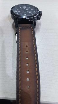 Product Review of vintage gradiasi terbaru/ strap jam tangan kulit smoke vintage/ strap jam tangan kulit original kharisma leather Watch from E**y S**a 1