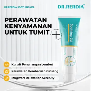 [Stok Tersedia] DR.RERDIA Gel Menenangkan, Formula Ginseng, Jahe, dan Artemisia untuk Kenyamanan Tumit Anda