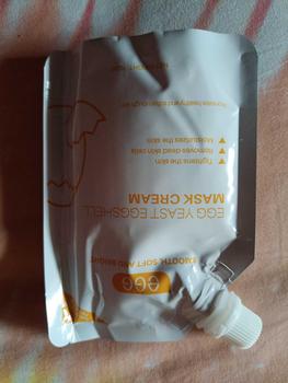 Product Review of EGG YEAST EGGSHELL Mask Cream 100gr Face Masker Cangkang Telur Facial Krim Wajah Peel Off Kulit E.G.G Glam Glow Melembutkan Muka from I**A 0