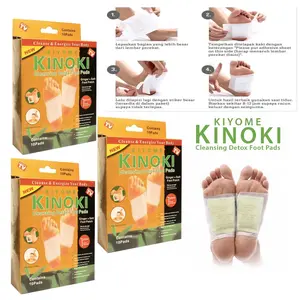 [1 Box Isi 10 Pcs] Detox Foot Pads Koyo Penyerap Bahan Kimia Racun Dalam Tubuh Detox Secara Alami Hidrasi Pemutihan Ginger Patch Hand Vitamin indonesia mengeksfoliasi