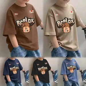 Kaos Oversize Roblox Anak Laki-Laki Umur 3-14 Tahun - Baju Atasan Oversize Anak Fashion Cotton Combed