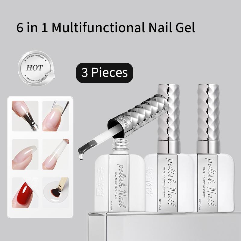  Bộ Gel Làm Móng Nghệ Thuật  3 Chai  Móng Tay Gel UV Cường Lực Đa Năng Sáu Trong Một Lớp Nền Và Lớp Phủ Đầu ANNIES Giảm Giá 20% 