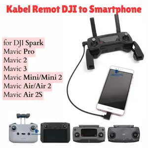 Kabel OTG Micro USB Tipe C Android IPhone IOS HP Remote Drone DJI Spark Mavic Mini Air Pro 2 2S 3