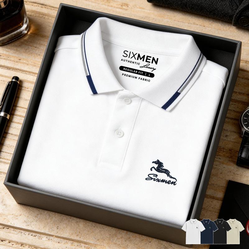 Áo Polo Nam SIXMEN Polo Marin Cổ Bẻ Tay Ngắn Vải Cá Sấu FeelMax Premium Cao Cấp…