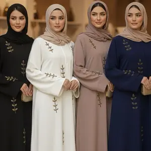 ABAYA INNARA seri warna BUSANA MUSLIMAH WANITA GAMIS PEREMPUAN DRESS BAJU LEBARAN TREND SYARI UMROH HAJI pengajian kondangan healing saudi hitam payet mata2 Dewasa Motif Remaja Pesta Arab Bordir Mewah Basic Casual