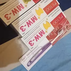 [PROMO FREE SIKAT GIGI CLEAN] METOO MW3 *3 BPOM-pemutih gigi / Gigi Cerah/ Gusi Sehat/ Nafas Segar/ Bebas Karang Gigi/ Membersihkan Noda Gigi/ Pasta Gigi Probiotik METOO MW3 Advance whitening Toothpaste