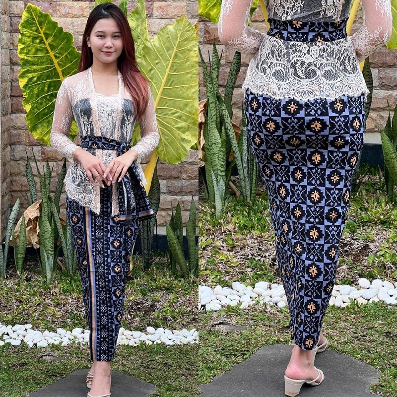 Kamen katun strecth/kamen Bali/kamen motif endek/kamen katun set selendang/Bawahan/kamen terlaris Dewasa 3