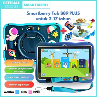 [PROMO] SMARTBERRY STUDY TAB B89 Plus 4/128GB / Tablet Anak / Hadiah Anak / 7 Inch / Android 13 1