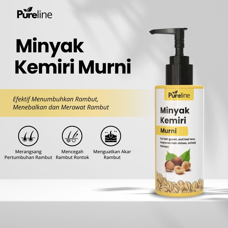Puriline - Minyak Kemiri Murni Alami 1