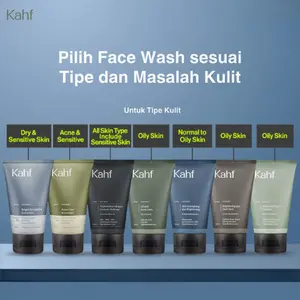 KAHF Men Face Wash 100ml | Sabun Cuci Muka