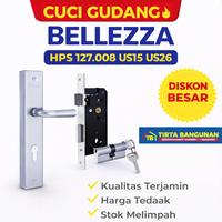 Gambar BELLEZZA Gagang Pintu Set HPS 127 008 BZ US15 US26 Satin Nickel & Polished Chrome Kualitas Terjamin Harga Terbaik dari Tirta Bangunan Kota Depok 1 Tokopedia