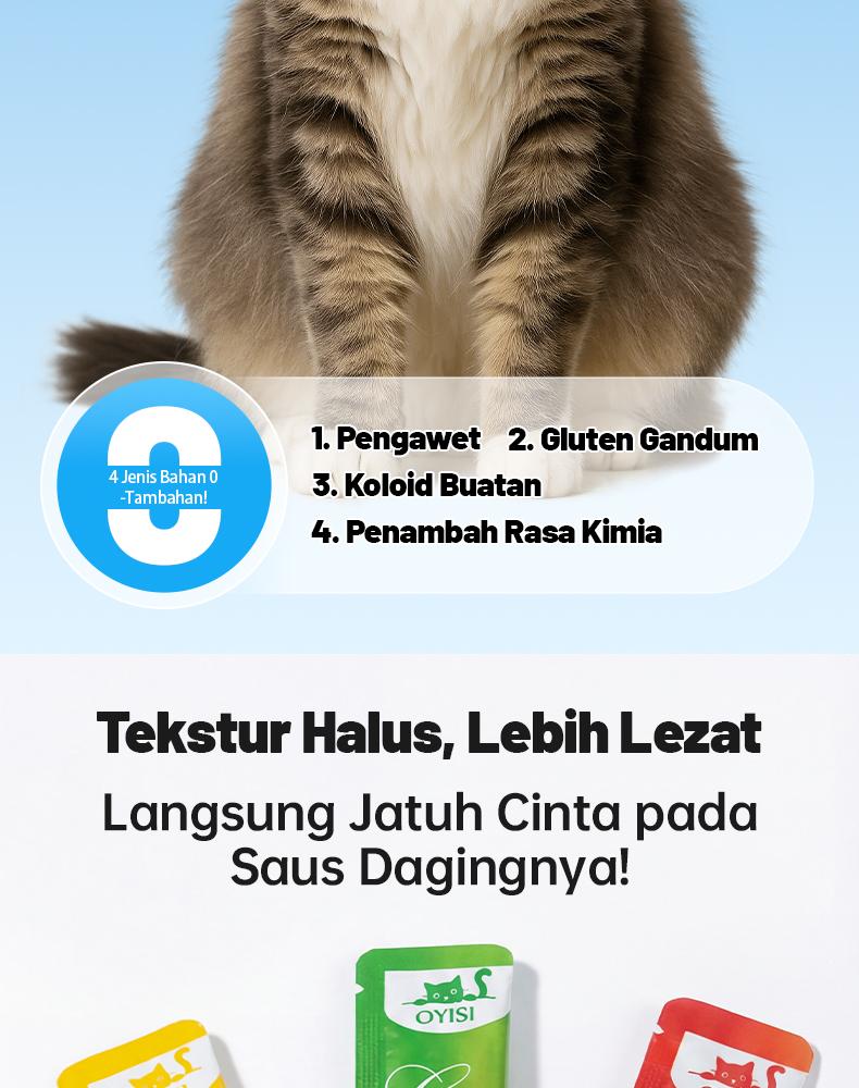 10pcs/20pcs/50pcs/100pcs Makanan Kucing Basah/Wetfood Cemilan Stik/Pet Strip Kucing-3