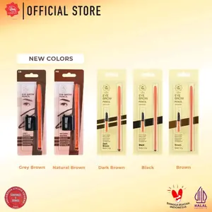 Viva pensil alis/viva eyebrow original Black | Brown | Dark brown | Grey brown | Natural brown