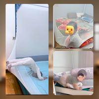 Gambar Medoga Kelambu Tidur Polos Anti Jatuh Anti Nyamuk Bayi Anak Dewasa Bedrail Aman - Biru 160x200 dari kelambu medoga Kab. Tangerang 3 Tokopedia