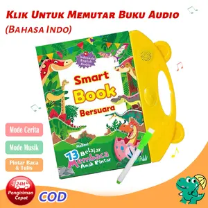【COD】Mainan Edukasi Smart Book / Buku Bersuara / ebook Edukasi Anak / Buku Edukasi Anak Indonesia Inggris Mainan Anak Buku