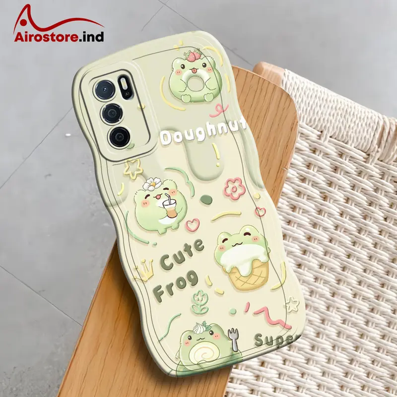 Casing Opp* A16 Gelombang - Softcase Handphone - Case Opp* A16 - Silicon - Kesing Hp  - Fashioncase - TPU - Pelindung Cover Belakang Handphone - Akesesoris Hp 2