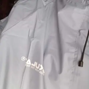 JAS HUJAN PRIA WANITA BAHAN TEBAL ELASTIS TERBAIK ORIGINAL BY AKULA jas ujang dewasa pria jas hujan  dewasa Mantel Pvc Raincoat Setelan dapat disesuaikan size l