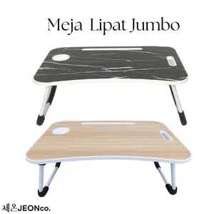 COD MEJA KAYU POLOS Meja Lipat Belajar Meja Portable Laptop Minimalis Serbaguna Murah