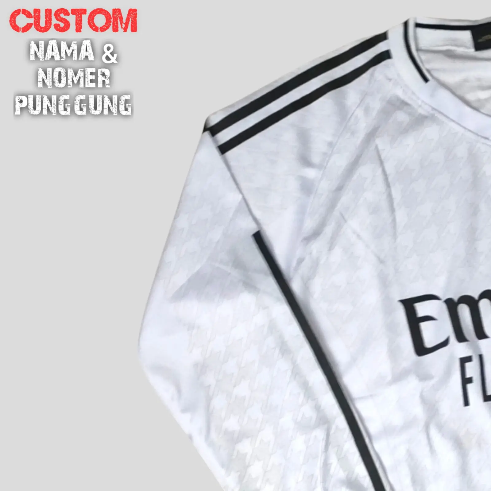 JERSEY PANJANG MADRIDISTA HOME 2024 2025 TERBARU