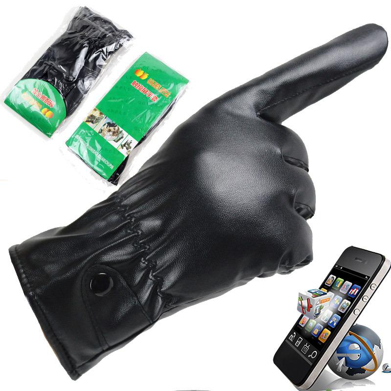  Găng Tay Da Cảm Ứng Nam Nữ  Có Lót Nỉ Siêu Ấm  Siêu Mềm Chống Lạnh Chống nước 