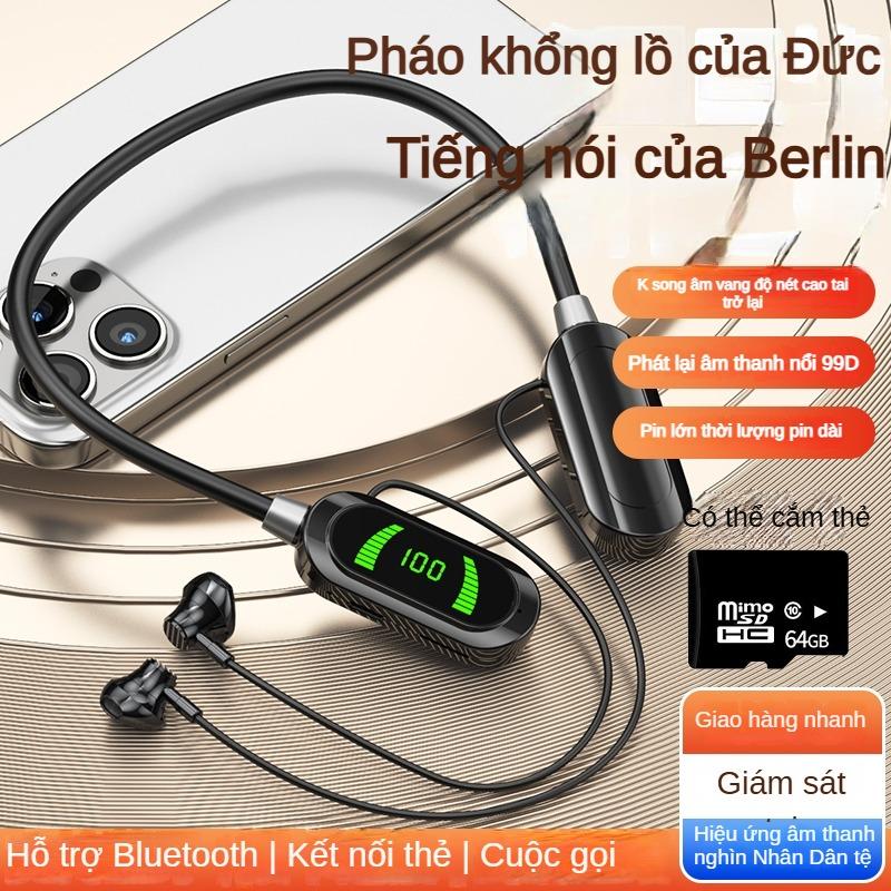 Tai ngheBluetooth dây đeo cổ tai nghe Bluetooth trong tai không dây HiFi âm thanh nổi thể thao 5.3 Nhét Tai Nghe Nhạc Earphone