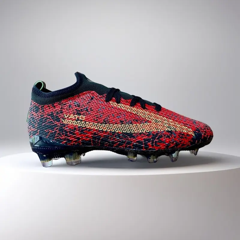 Sepatu Bola Original Zevma Vato Elite .1 Black Red Gold IC 6